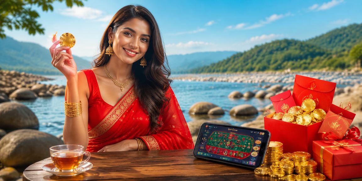সিলেটে উৎসব পরিবেশে aqq9 রেড এনভেলপ বোনাস উপভোগ করছেন একজন সদস্য